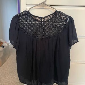 Abercrombie Navy Top